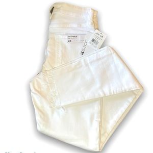 JOE'S JEANS White SKINNY JEANS Sz 24